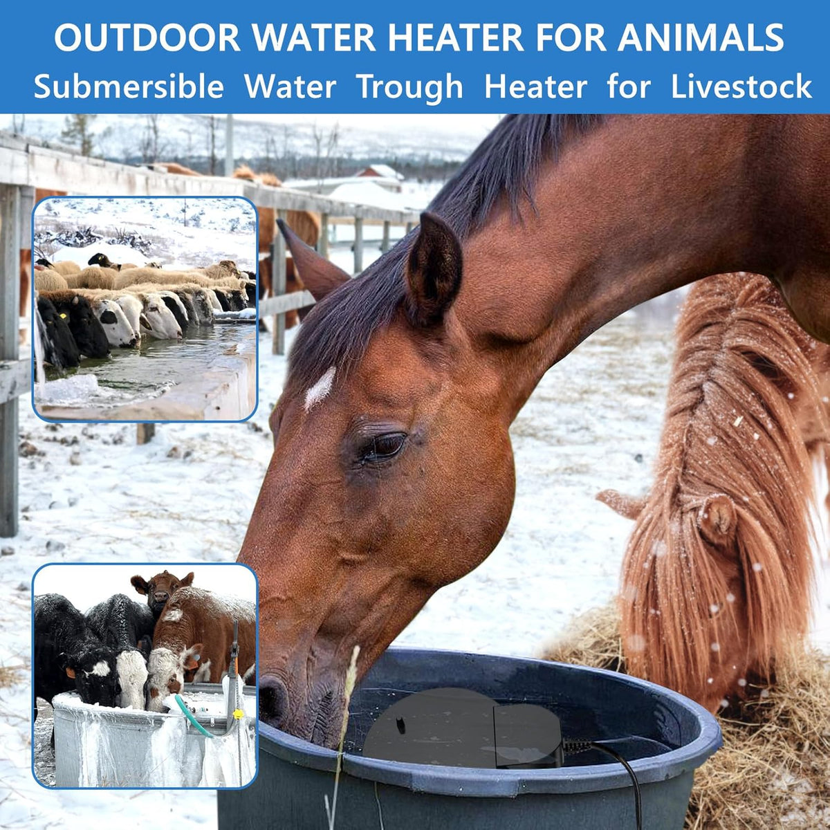 500W Submersible Bird Bath Heater Aluminum Cast I122039