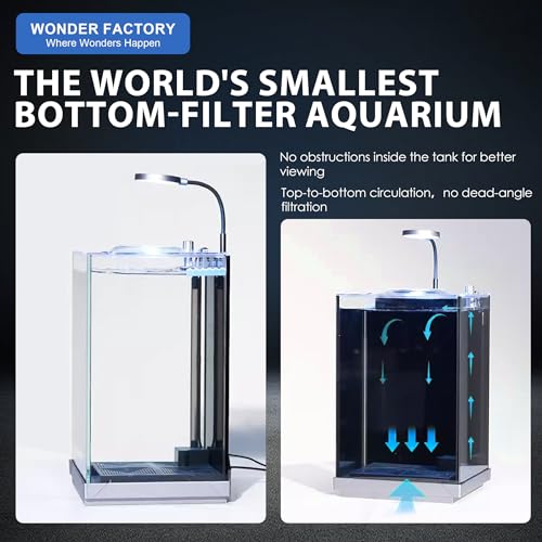 1.5 Gallon Float Glass Fish Tank Starter Kit R4793