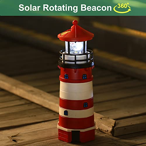 Solar LED Lighthouse Lamp Outdoor Decorative K36034