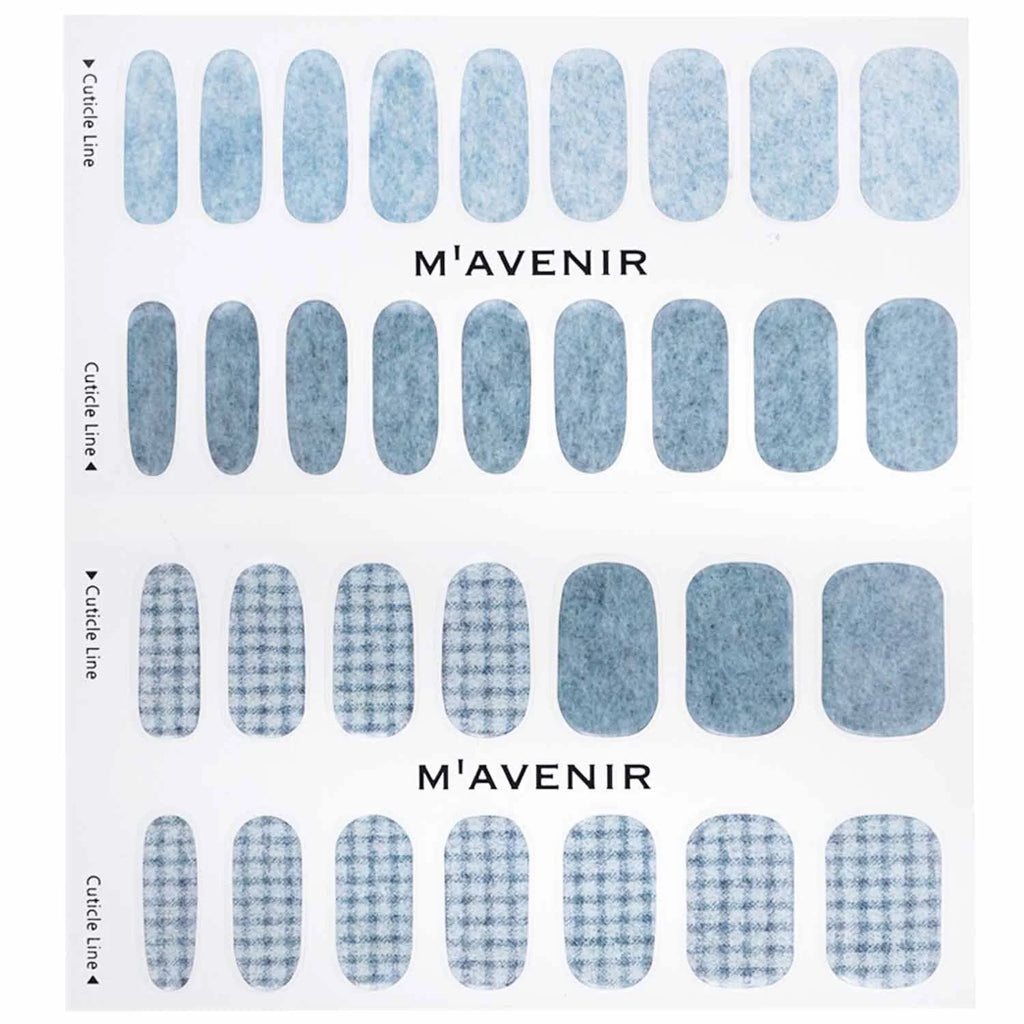 32pcs Blue Nail Sticker F7223
