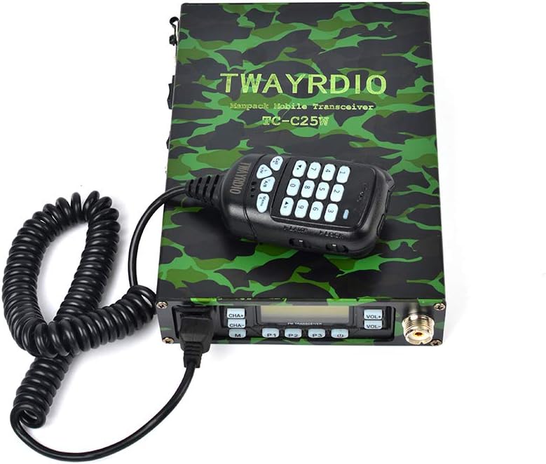 Dual Band VHF UHF Portable Ham Radio with Programming Cable and Antenna E97441