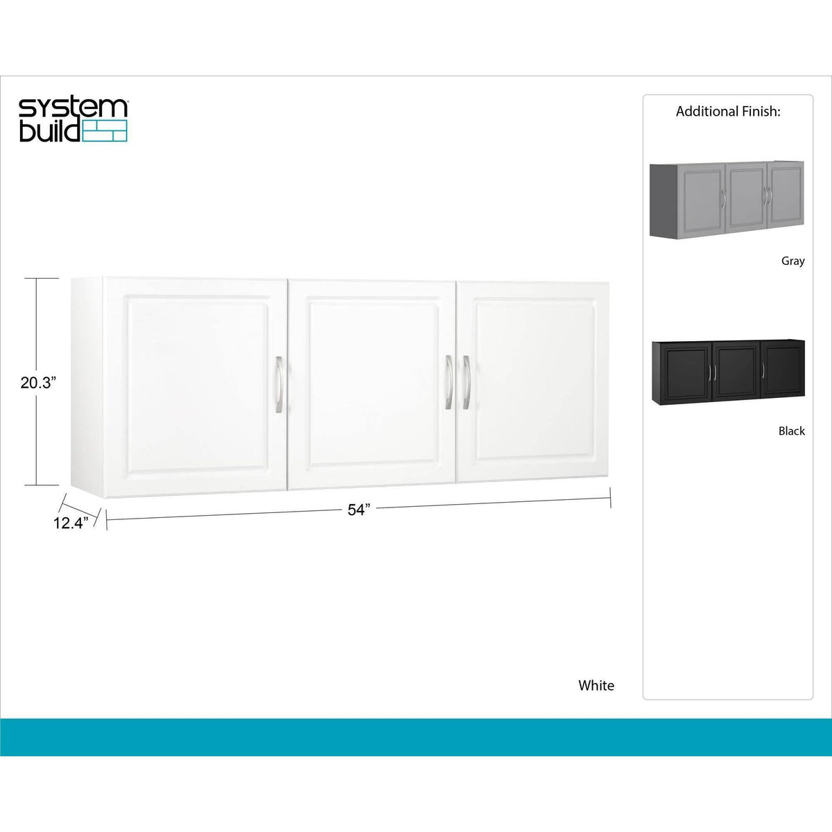 Ashen Gray Wall Cabinet Y301