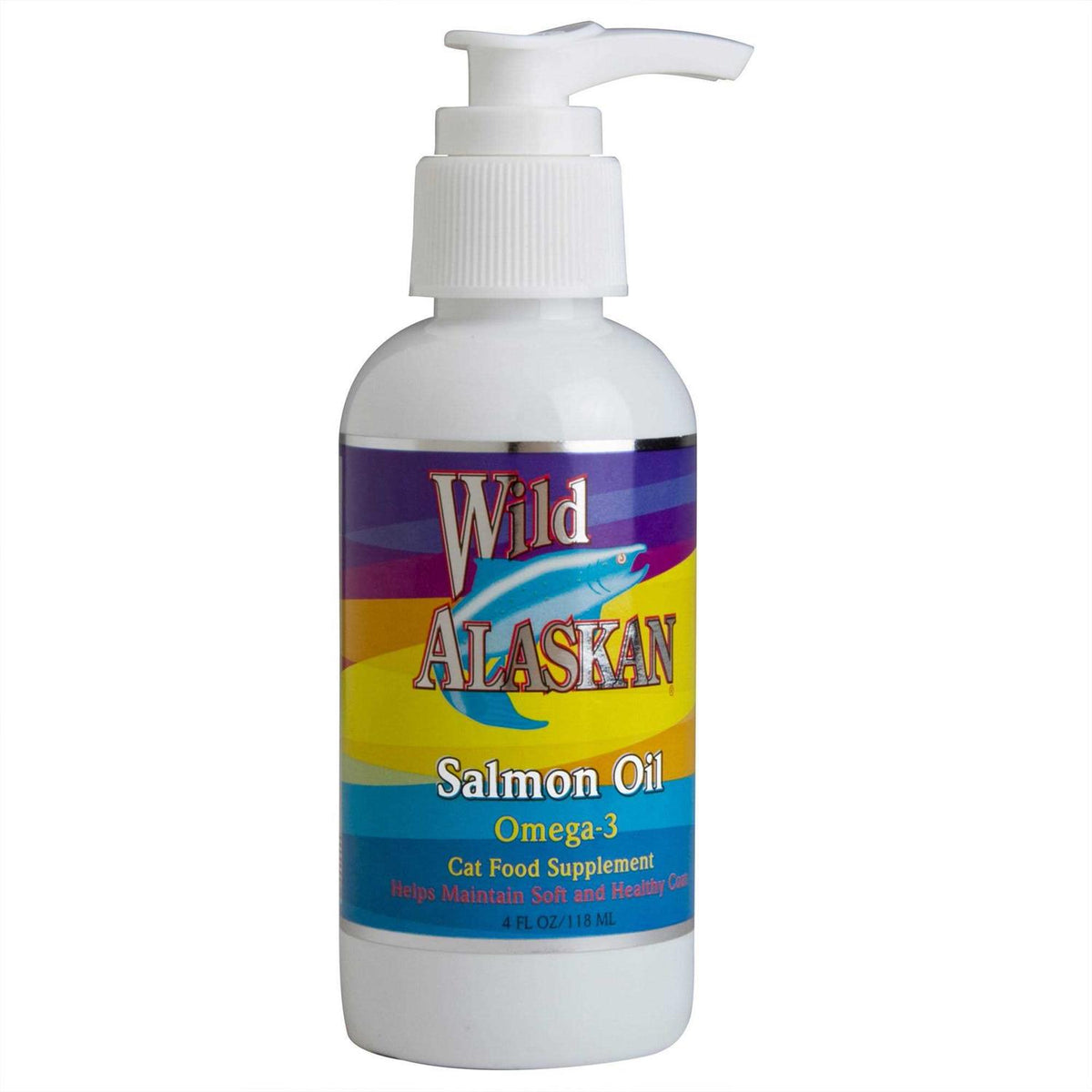 Wild Alaskan Salmon Oil Omega 3 Cat Food Supplement Q5726