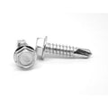 1/4 inch-14 x 3/4 inch Self Drilling Screw Hex Washer Head Zinc Plated D8952