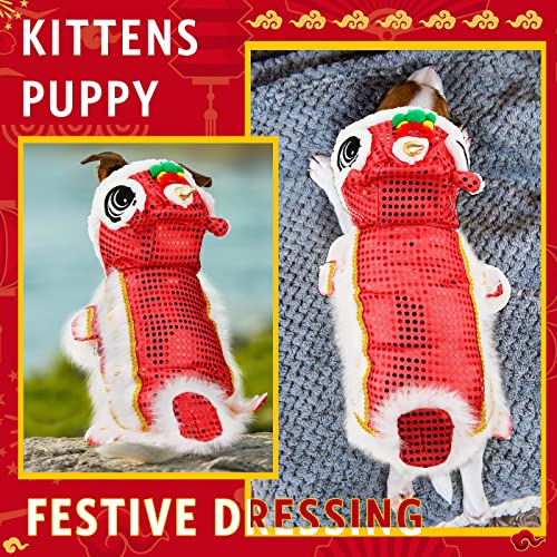 Red Lion Dance Dog Costume Hoodie (2X-Large) H95908