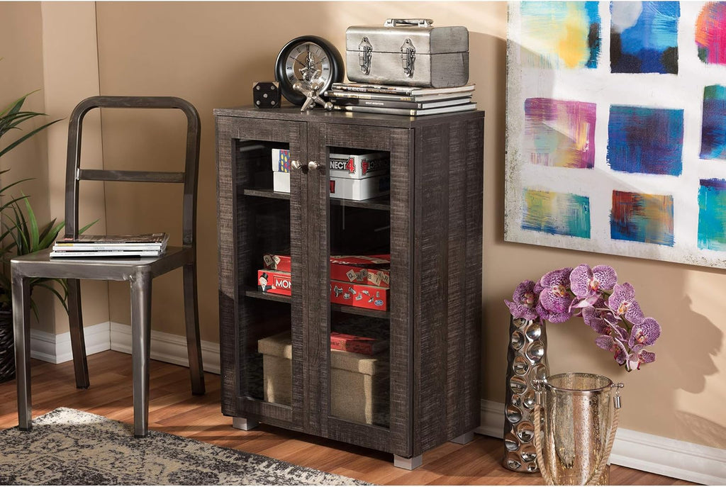 Dark Brown Cabinet Q917703