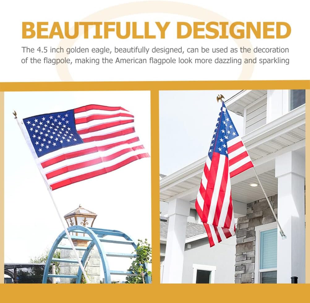 Plastic Eagle Flag Pole Topper F678578