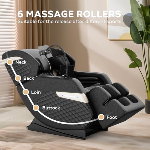 Massage Chair with Heat & Foot Rollers E17839
