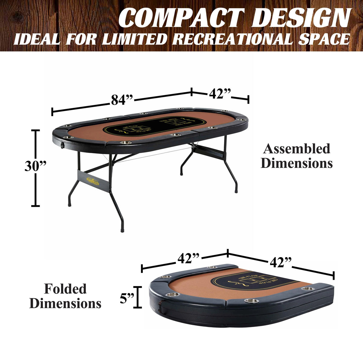 10-Player Poker Table A20380