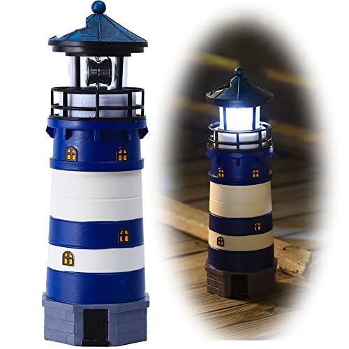 Solar LED Lighthouse Lamp Outdoor Decorative K36034
