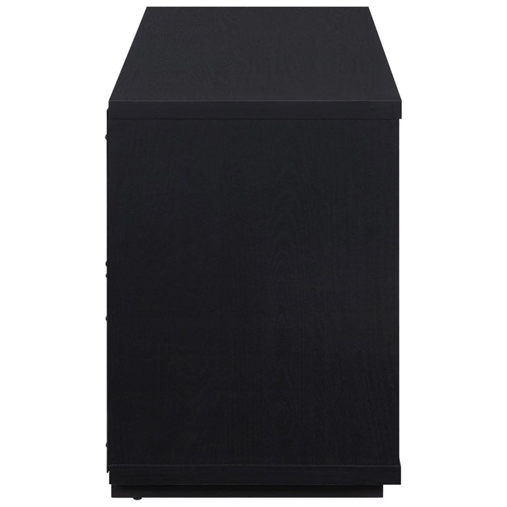 Fluted TV Stand for TVs up to 70" Black R72998
