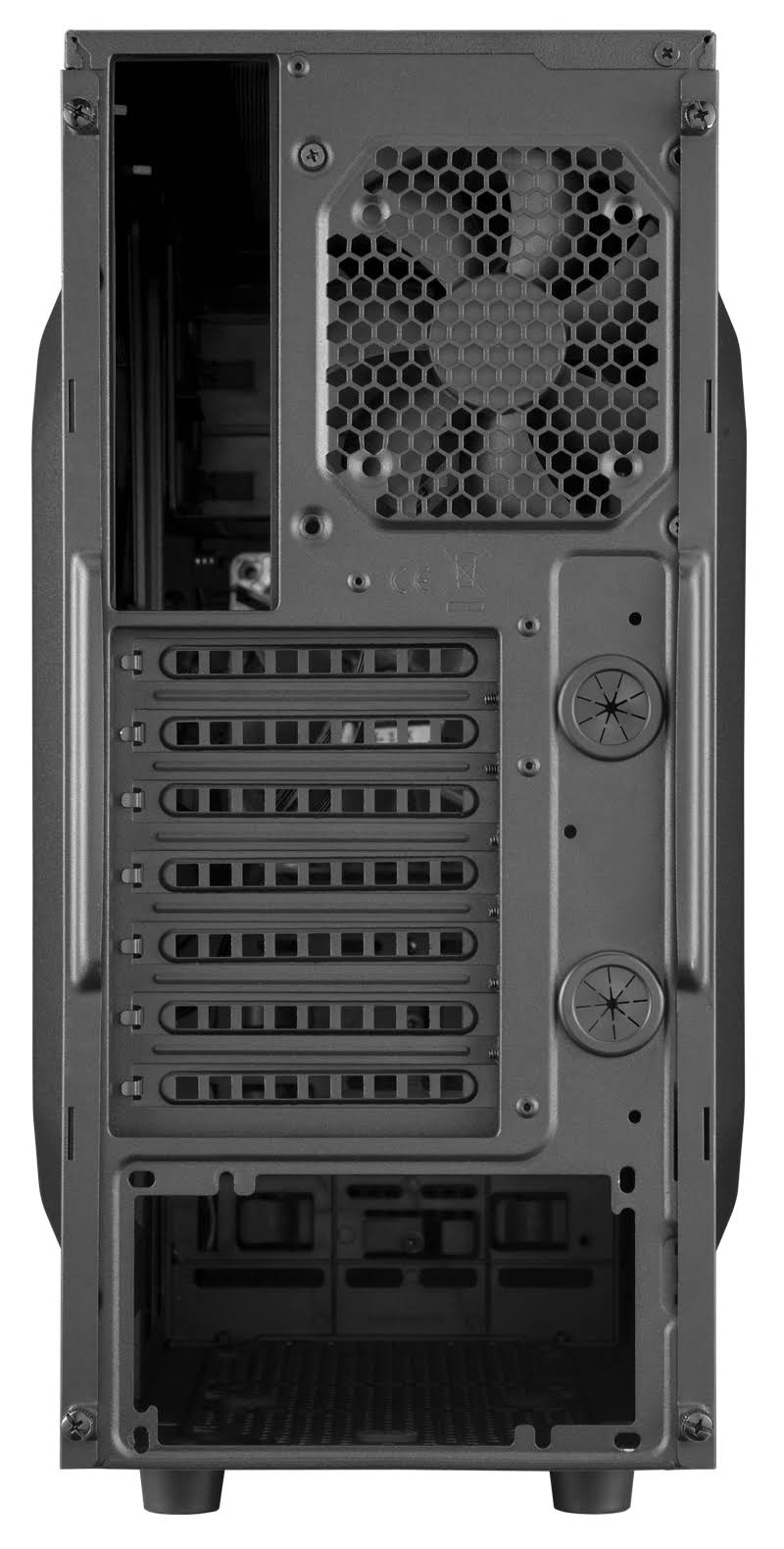 Black Steel ATX Mid Tower Gaming Case K805