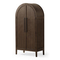 Antiqued Brown Wooden Cabinet I7679