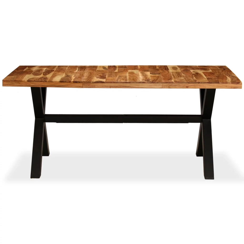Solid Acacia and Mango Wood Dining Table W375866