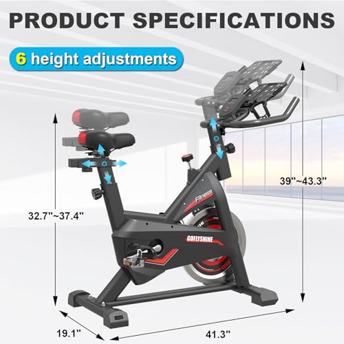 Silent Belt Drive Exercise Bike with LCD Monitor N921