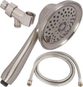 Chrome Pack of 2 Handheld Showerhead Kit with Hose and Mount A6764