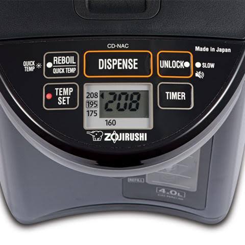 4.0-Liter Metallic Black Water Boiler & Warmer J10201
