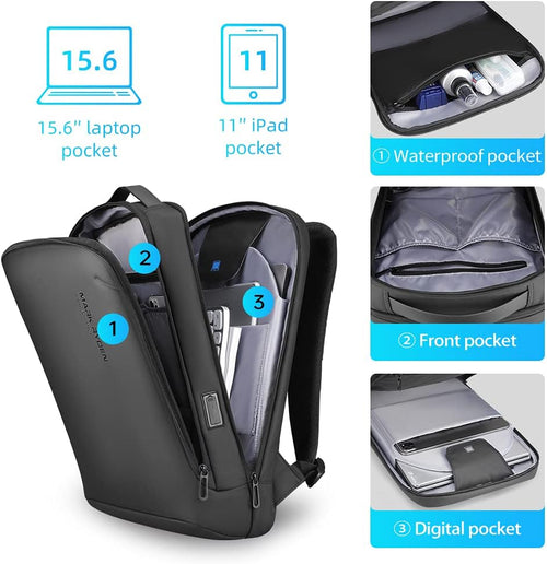 15.6 inch Hard Shell Laptop Backpack V815