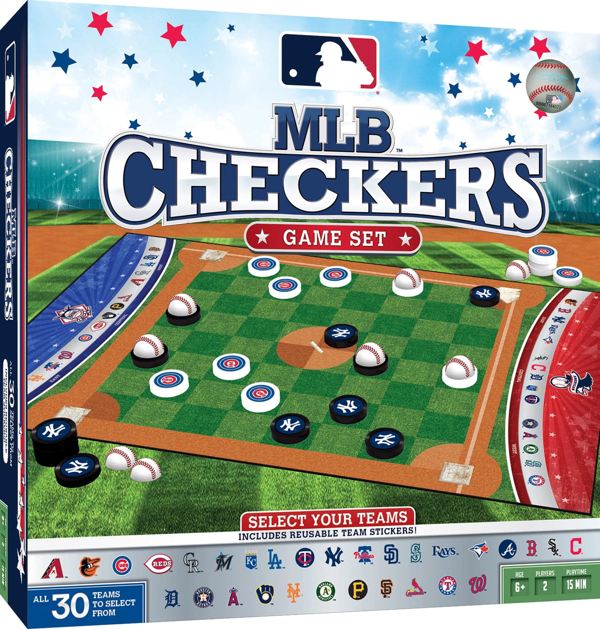 MLB Checkers Board Game Z855287