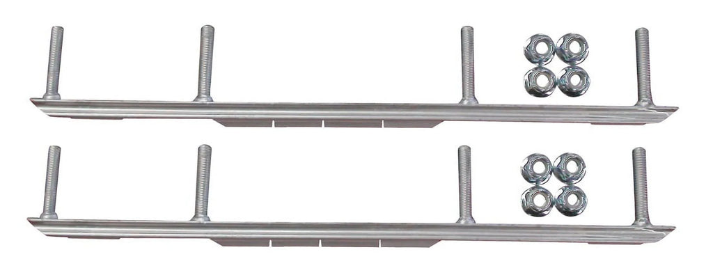 Green XPT Snowmobile Skis with 7.5" Shaper Bars Complete Kit W9286