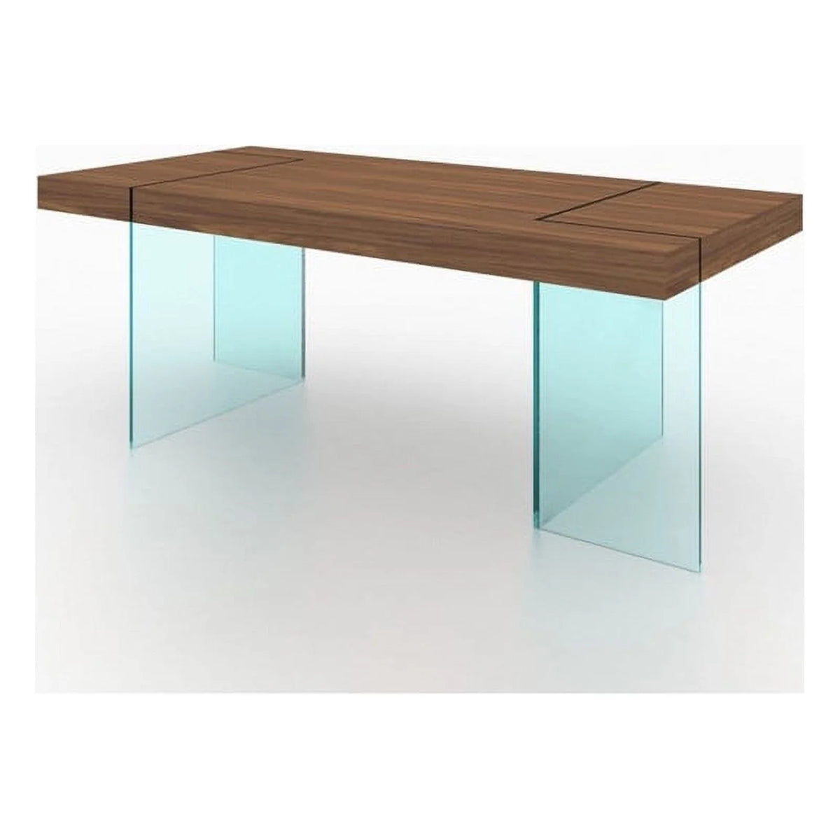 Modern Dining Table in Walnut Y680142