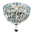 Chrome Four-Light Flush Mount Fixture Q522378