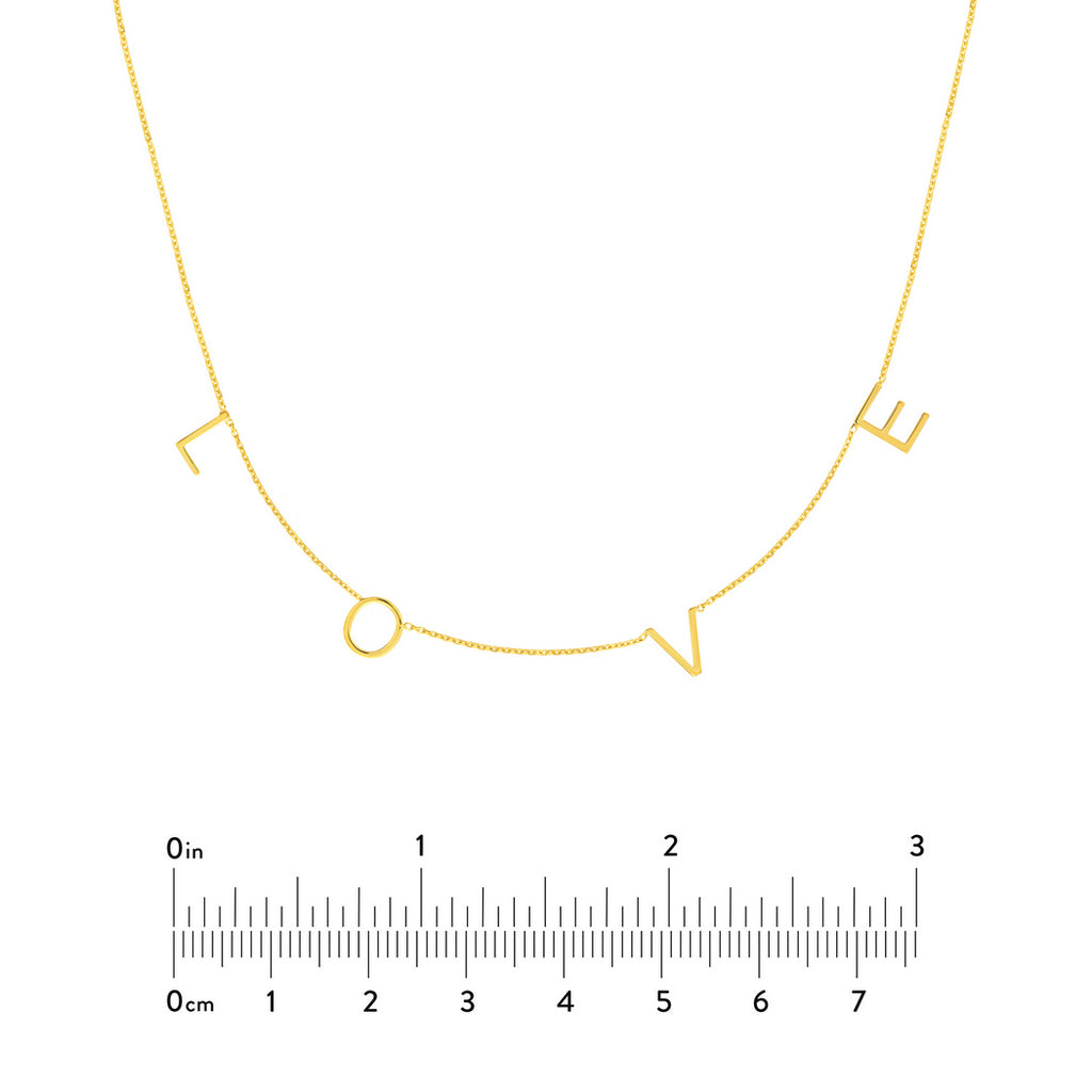 14k Yellow Gold Adjustable Necklace 18 Inch X1458