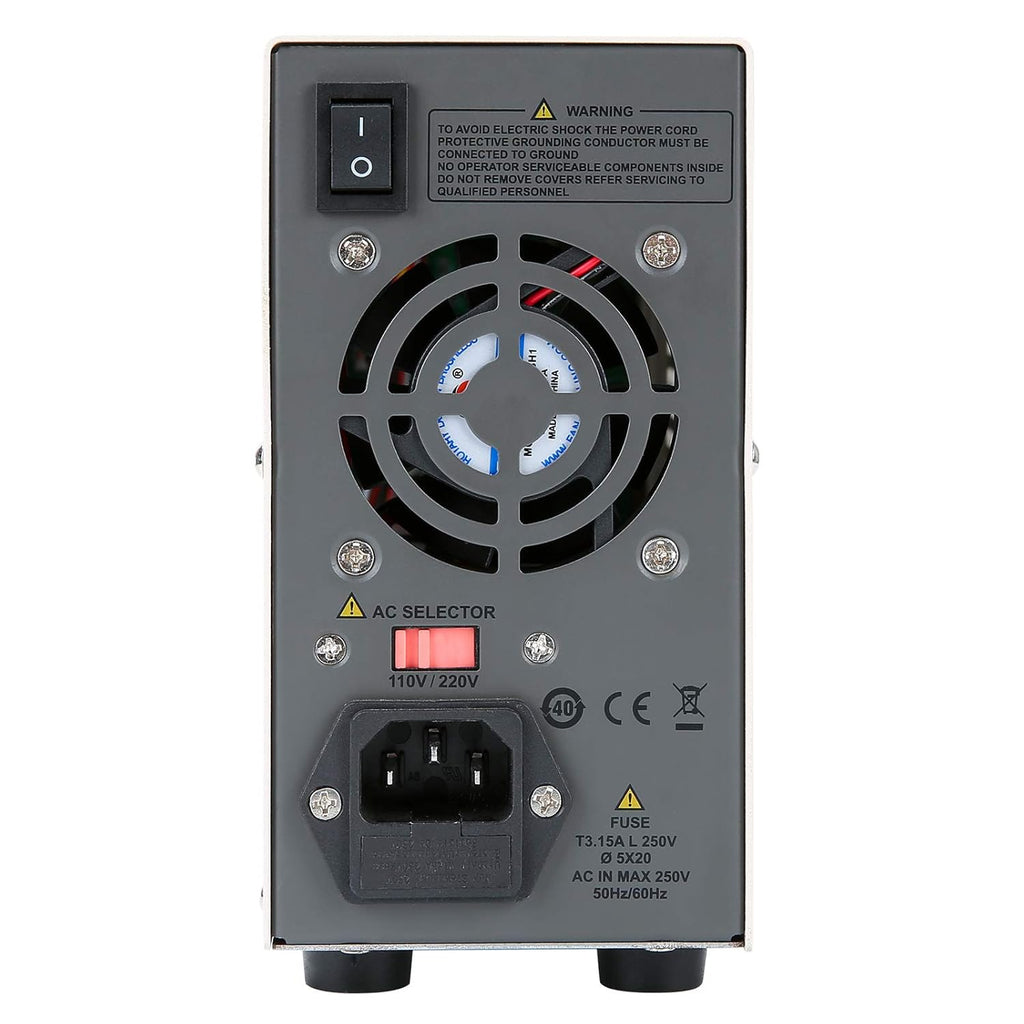 DC Power Supply Variable Adjustable Switching Regulated 32V 6A LED Display D373937