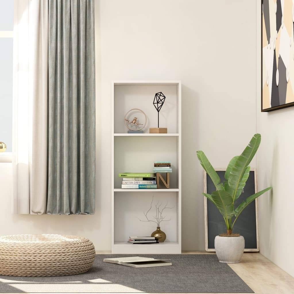 White 4-Tier Book Cabinet J563436