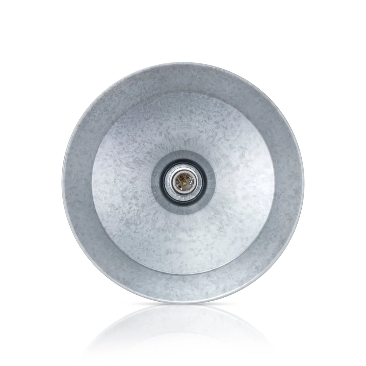Galvanized Wall Sconce Sign Light Fixture with 24in Extension Arm, 9W 900lm A19 LED Bulb Y416413