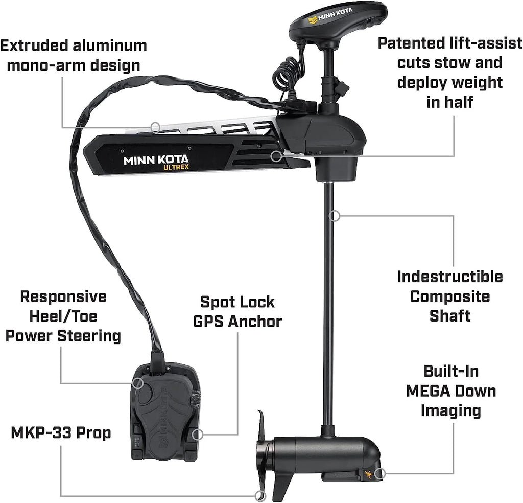 Bow Mount 112 lb. 36V Trolling Motor with I-Pilot Link & MEGA DI Y2835
