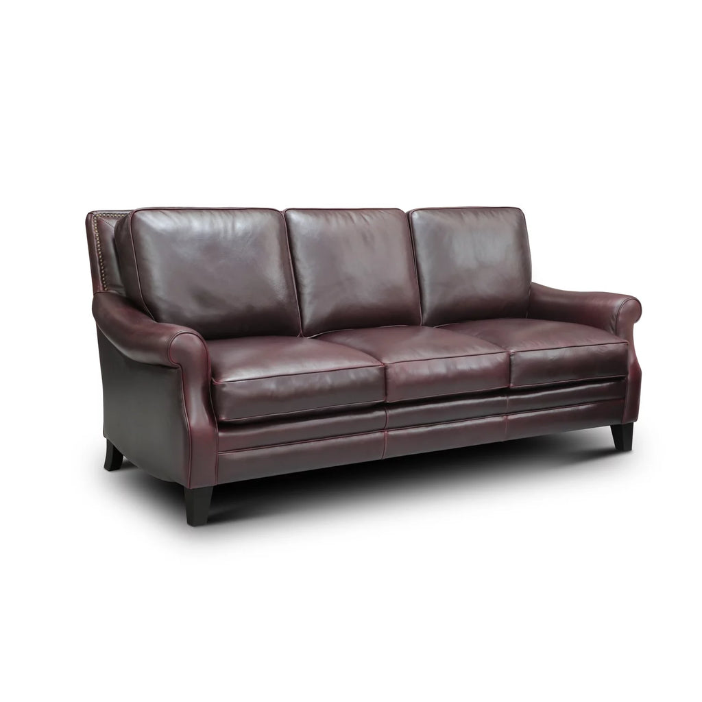 Leather Top Grain Traditional Sofa F3524