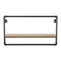 Sand Black Wood Wall Shelf H63511