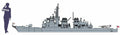 1/700 Scale Destroyer Model Kit B877