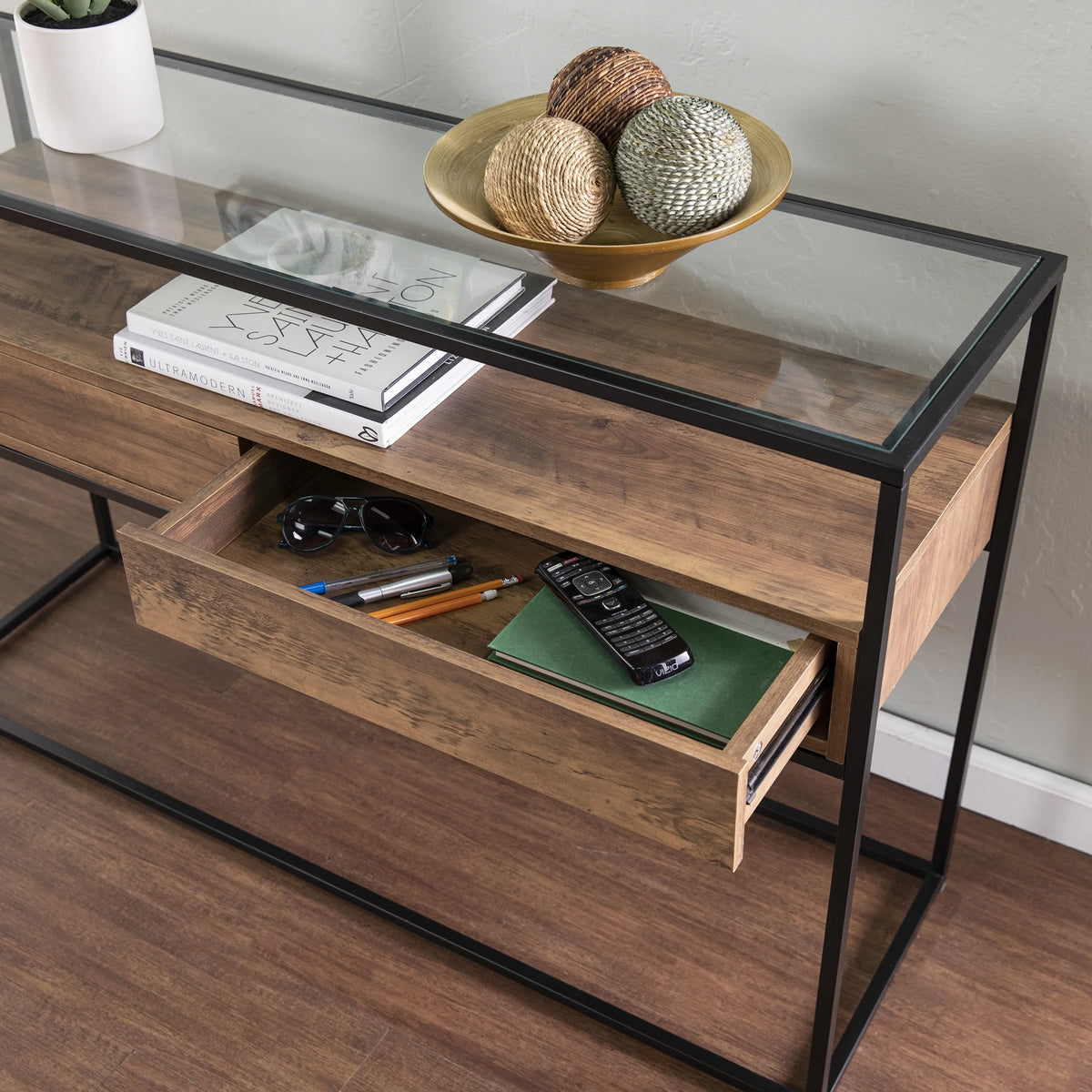 Console Table with Storage T8226