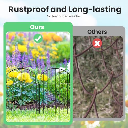 Rustproof Metal Decorative Garden Fence O4020