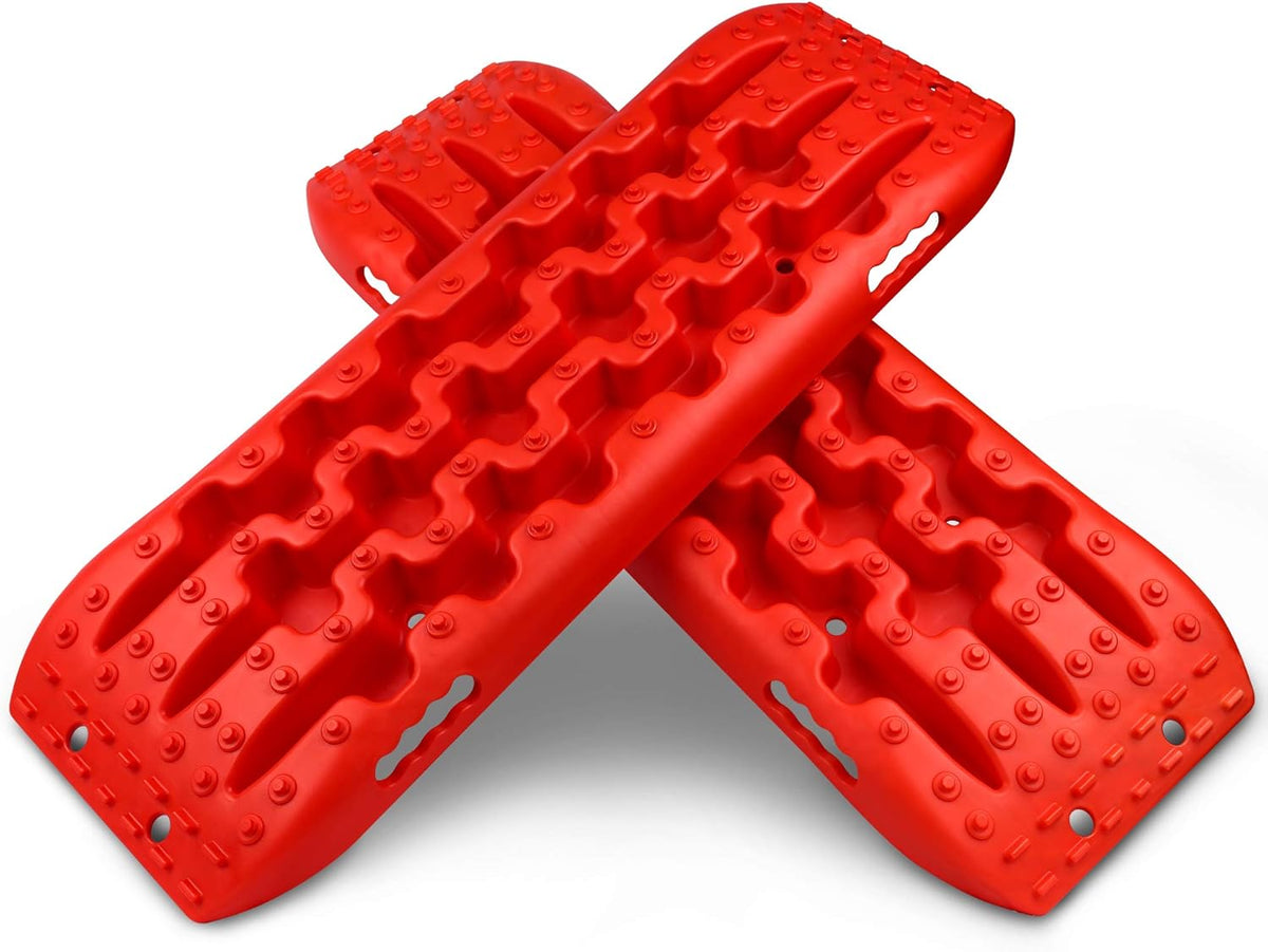 Traction Tracks Tire Ladder for Sand Snow Mud 4WD Black Pack of 2 V47387