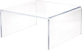 Clear Acrylic Short Square Display Riser, 8" H x 16" W x 16" D T433310