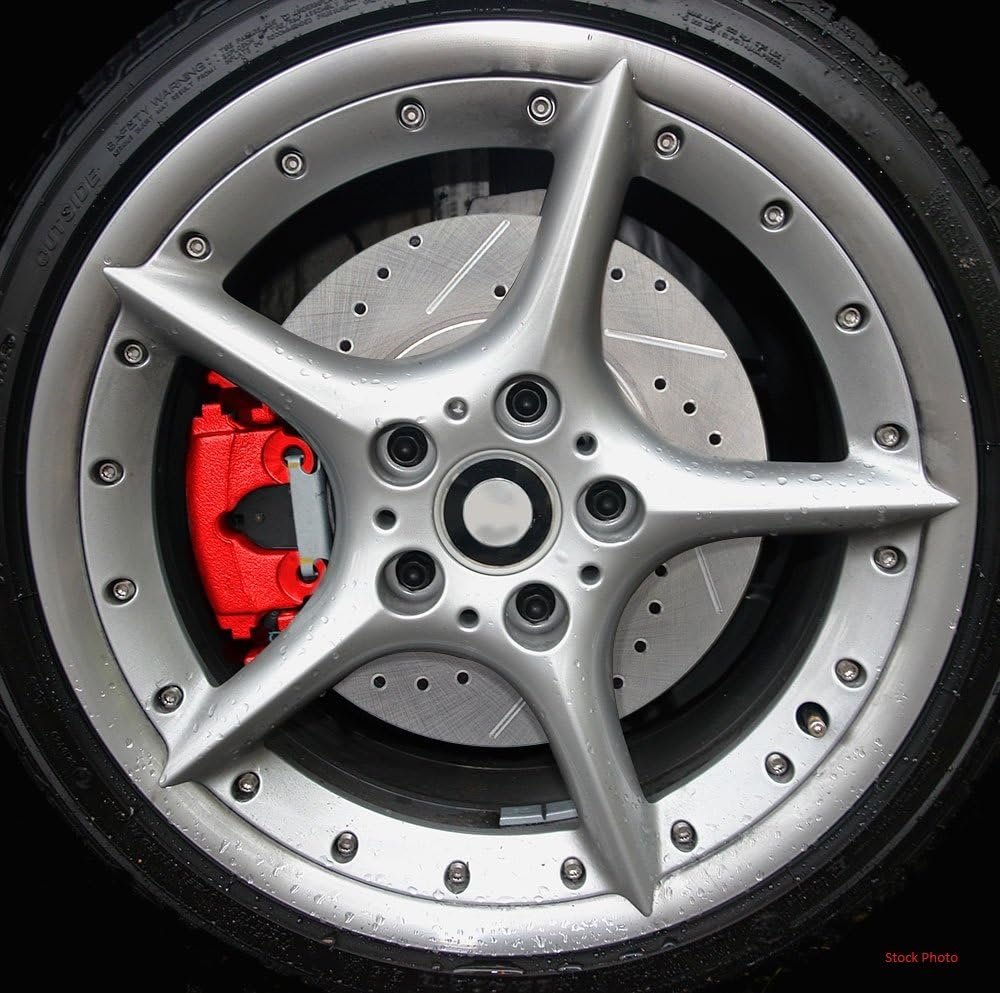 Red Coated Brake Caliper Pair with Hardware Brake Kit N721565