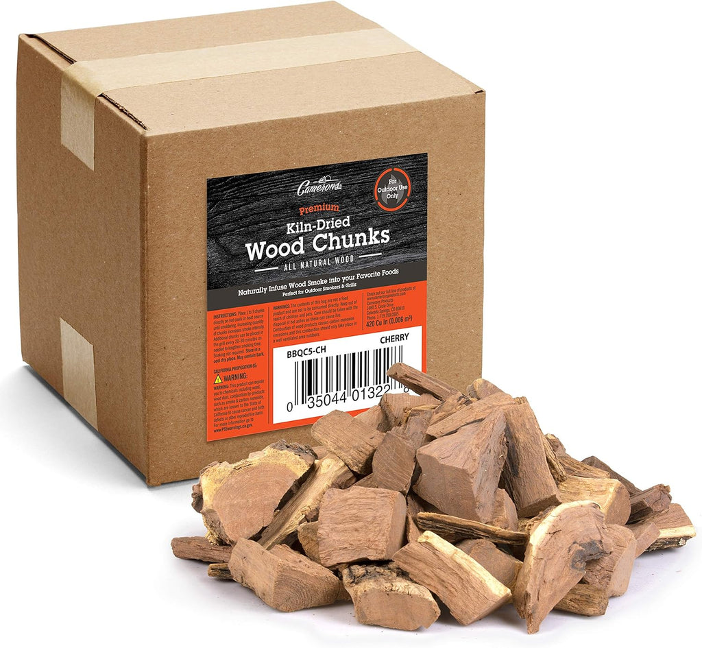 Hickory Smoking Wood Chunks, 5 Pounds, Pack of 2 V752471