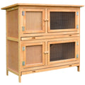 Solid Wood Rabbit Hutch E778924
