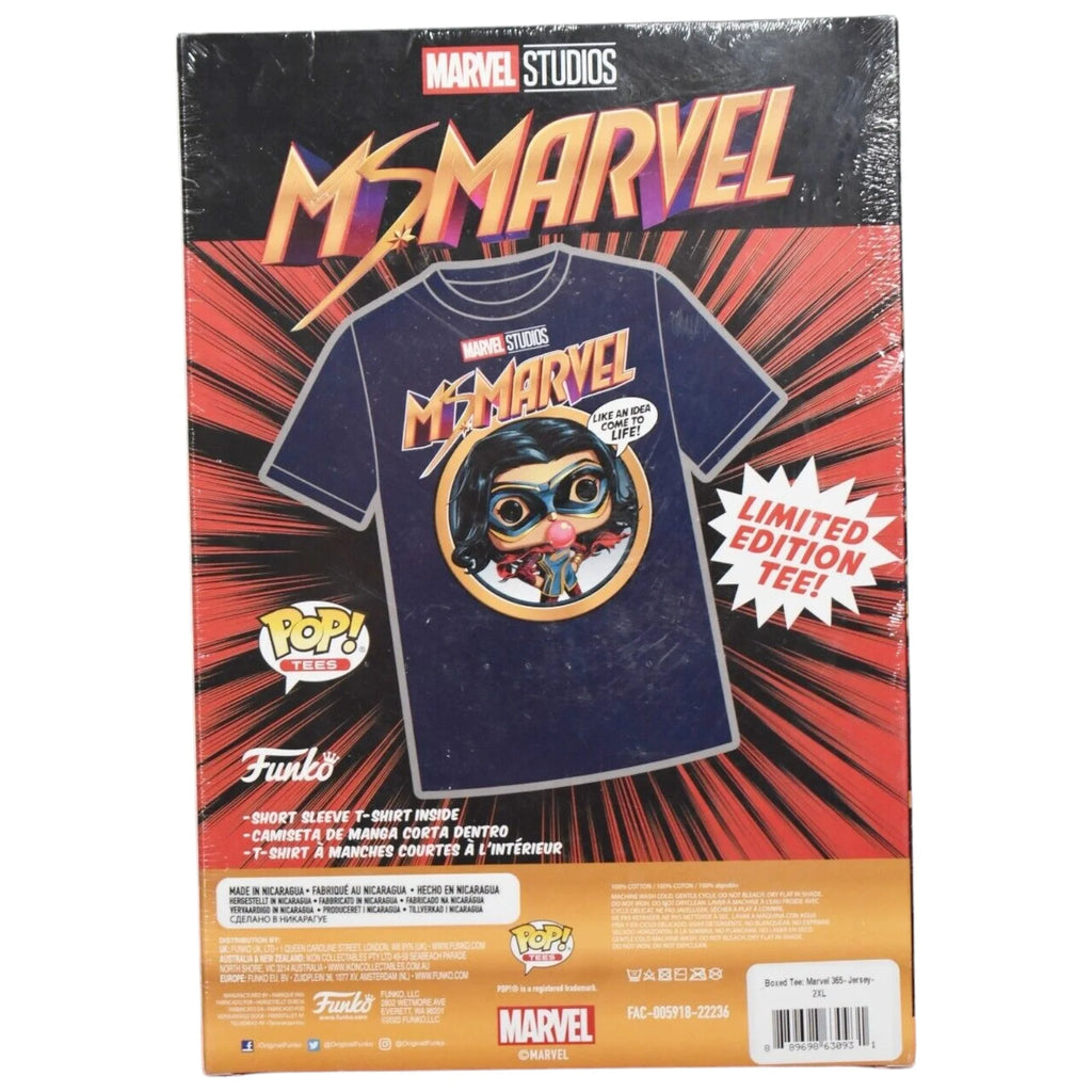 Ms. Marvel Black T-Shirt Boxed, 2XL D492660