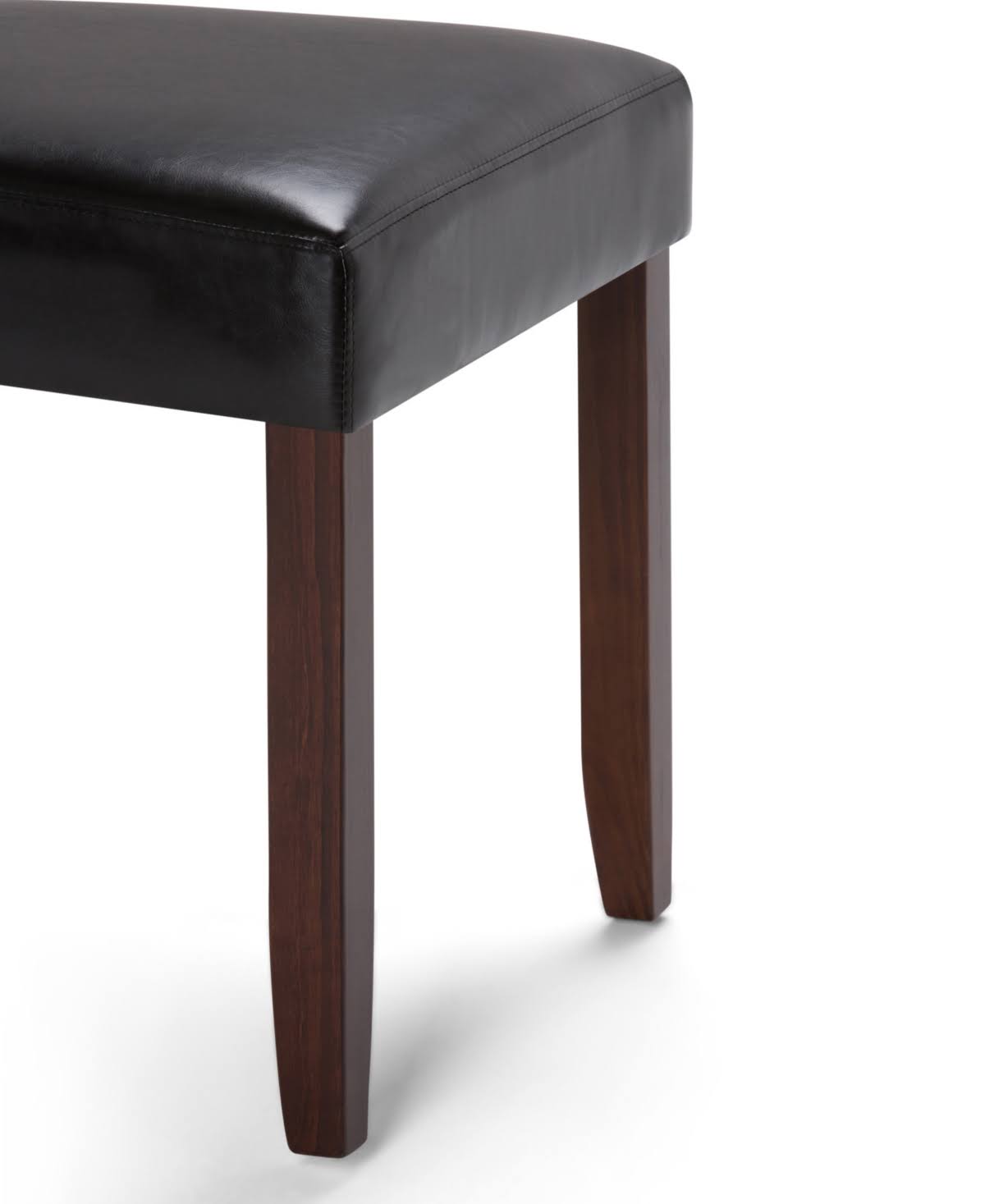Faux Leather Parson Dining Chair, Satin Cream, Set of 2 T95693