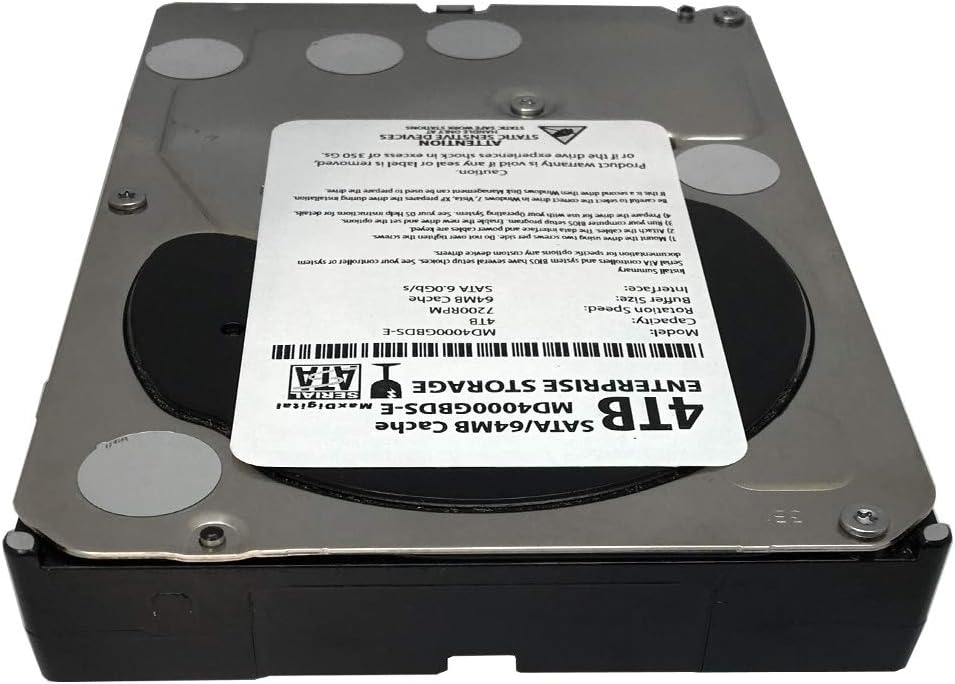 4TB 7200RPM 64MB Cache SATA III 3.5" Internal Hard Drive Pack of 2 Q855