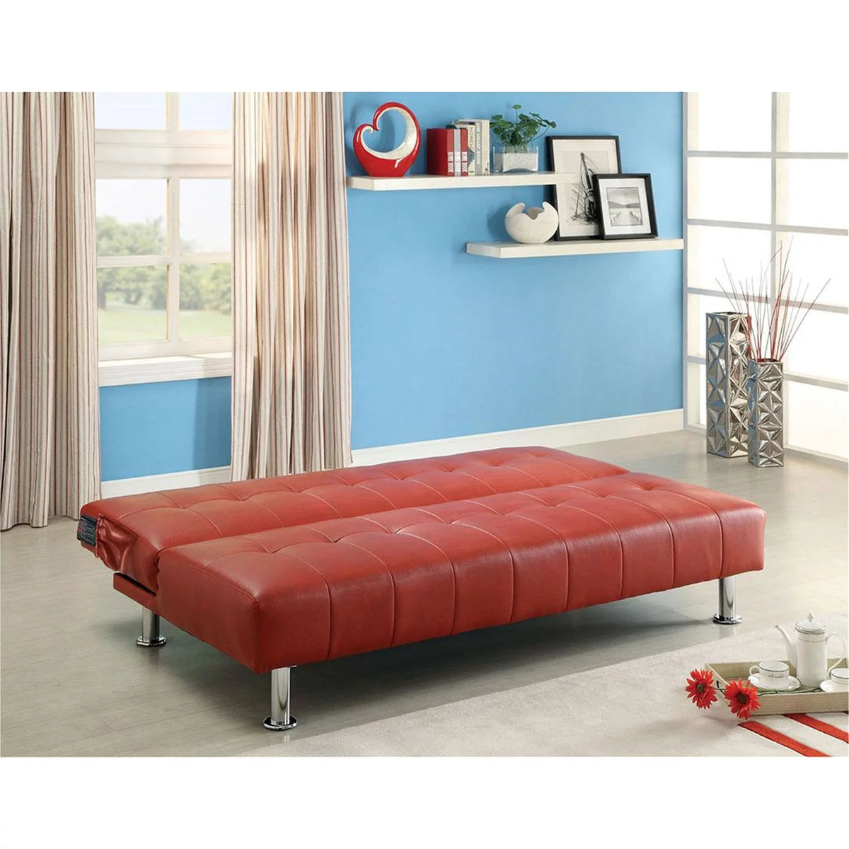 White Futon Sofa Y5236
