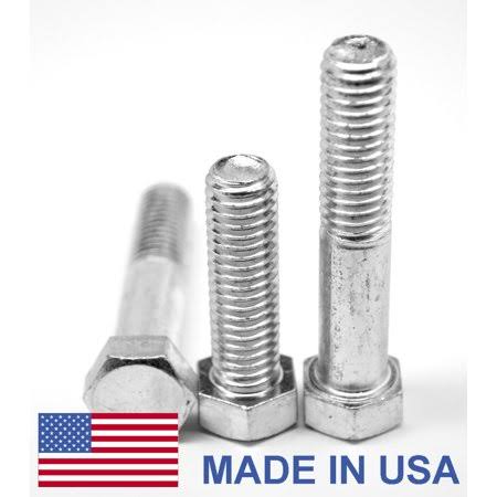 1 inch-8 x 7 inch Coarse Thread Grade 5 Hex Cap Screw, Medium Carbon Steel Zinc Plated, Pk 5 V655089