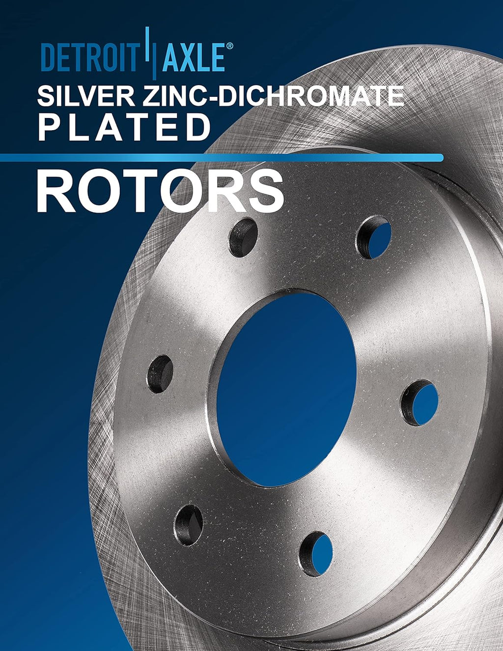 Rear Disc Rotors with Brake Pads A7545