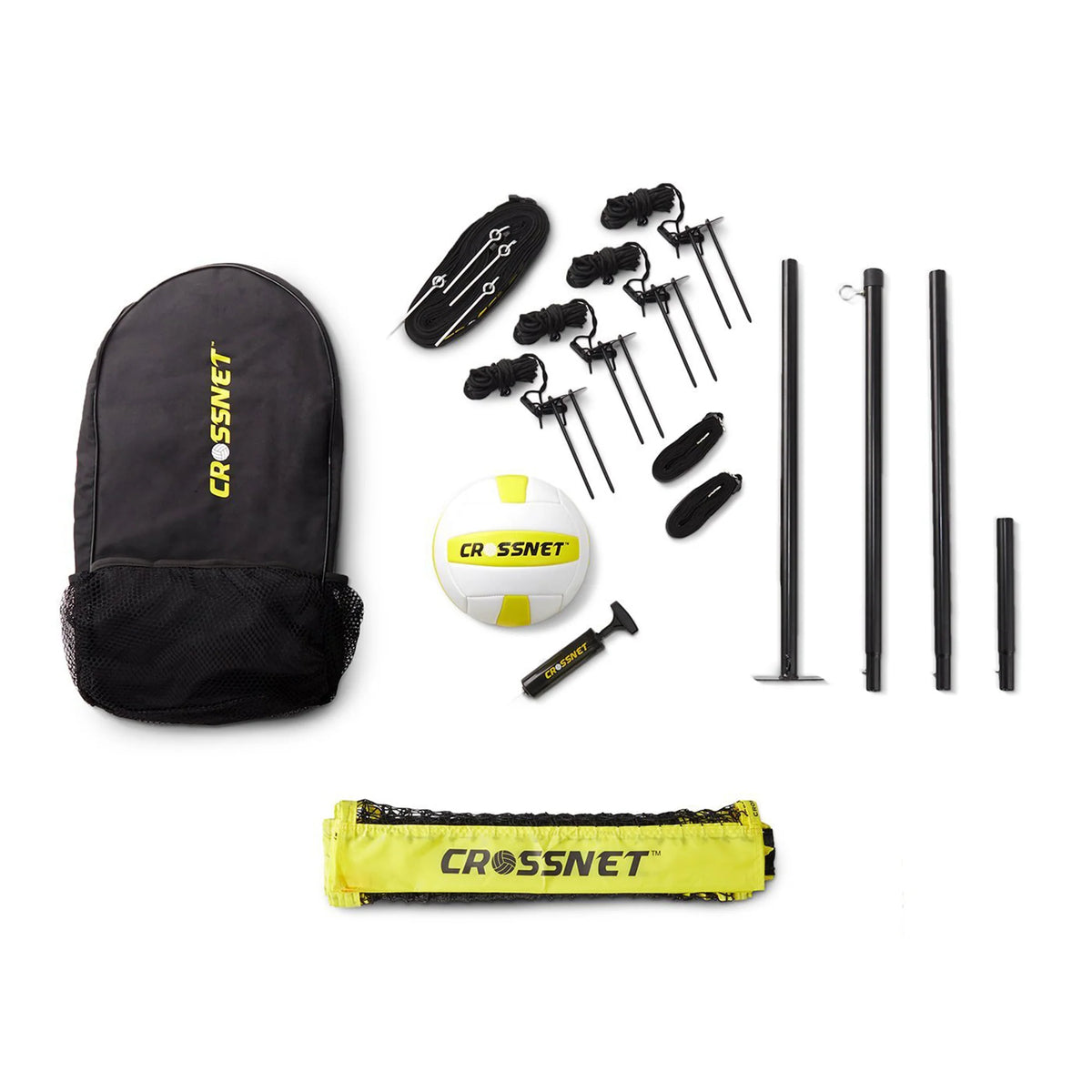 Four Square Volleyball Net and Game Set with Backpack & Ball F51197