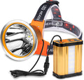 Portable Rechargeable LED Headlamp with External Battery Pack B1379