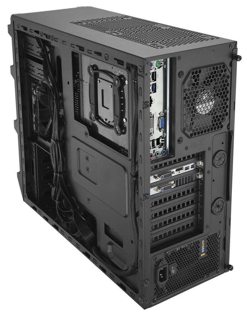 Black Steel ATX Mid Tower Gaming Case K805